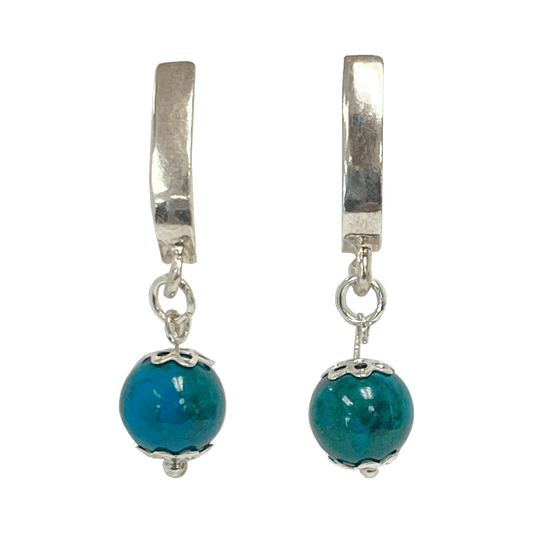 Eilat stone ball dangle earrings 