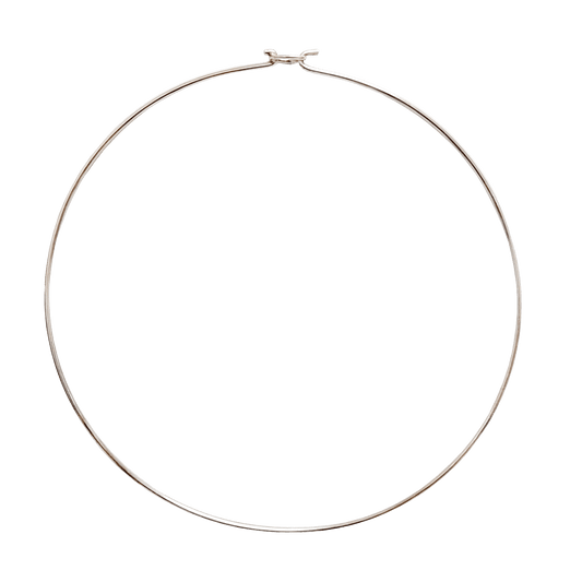 a 925 sterling silver wire choker