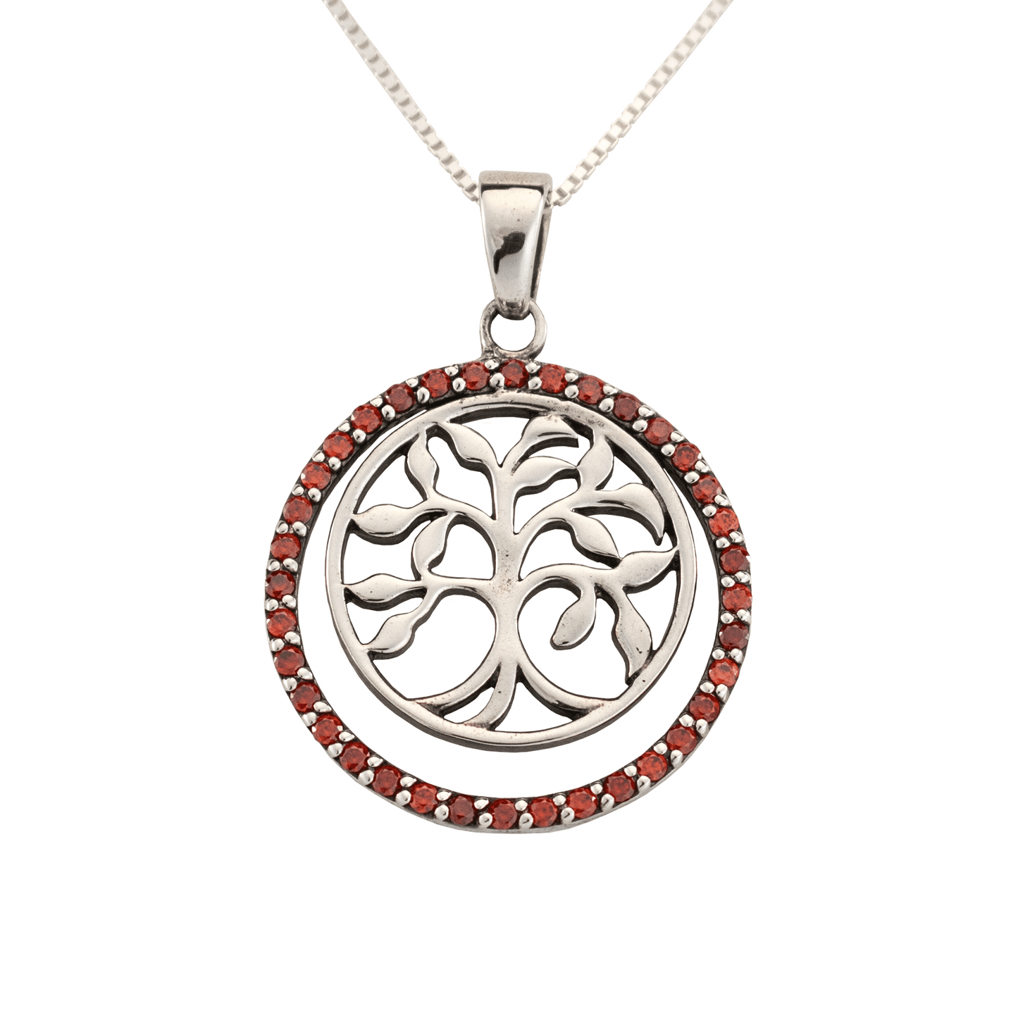 Tree of Life with Stones Necklace (Various)