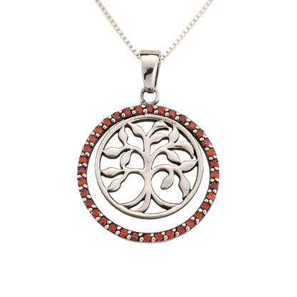 Tree of Life with Stones Necklace (Various)