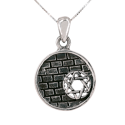 Star of David on Western Wall Necklace