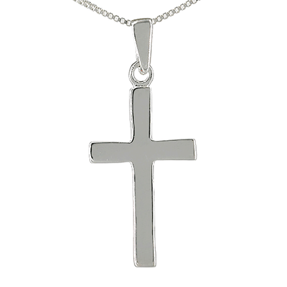 Cross Necklace Silver