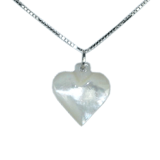 Mother of Pearl Heart Necklace