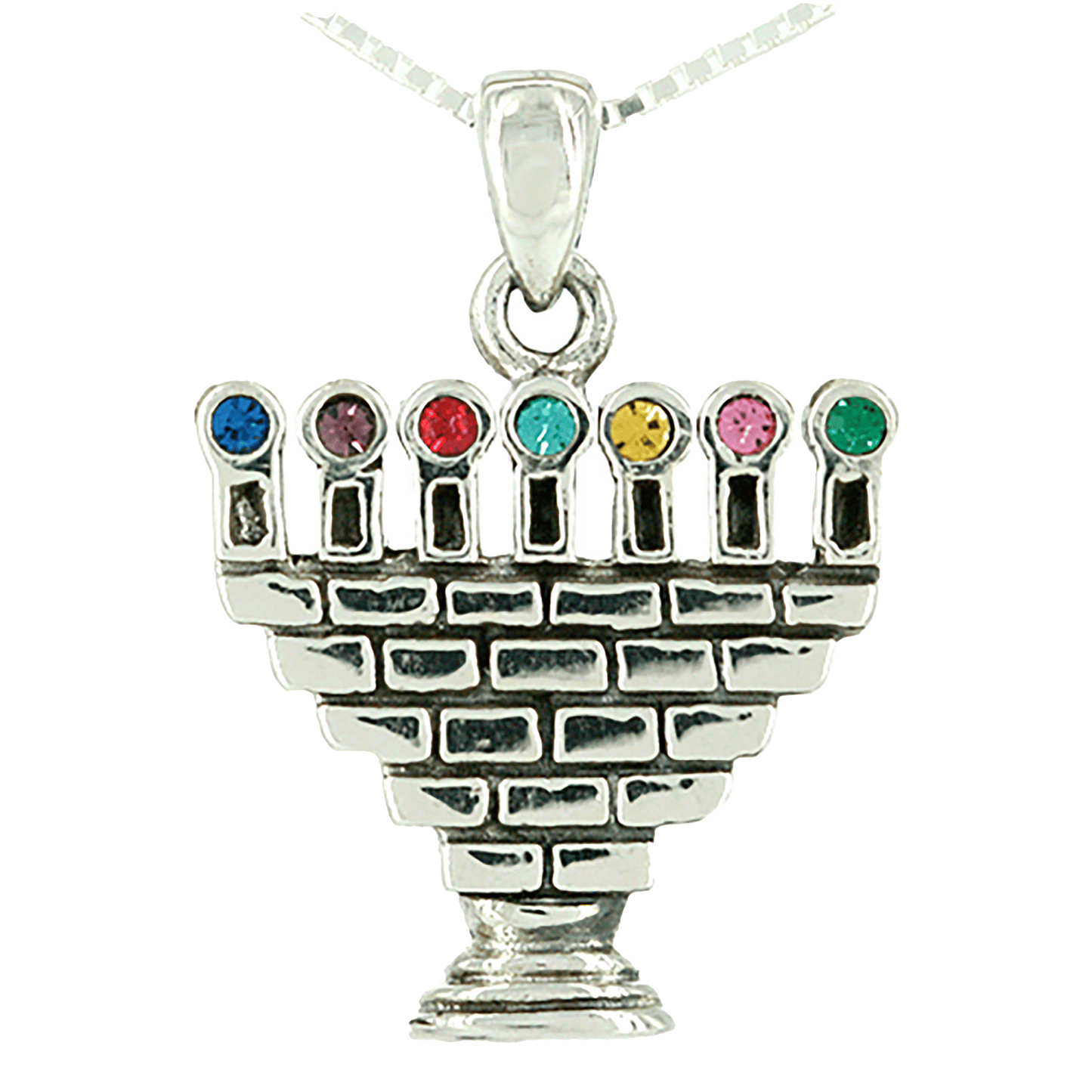 Menorah Necklace