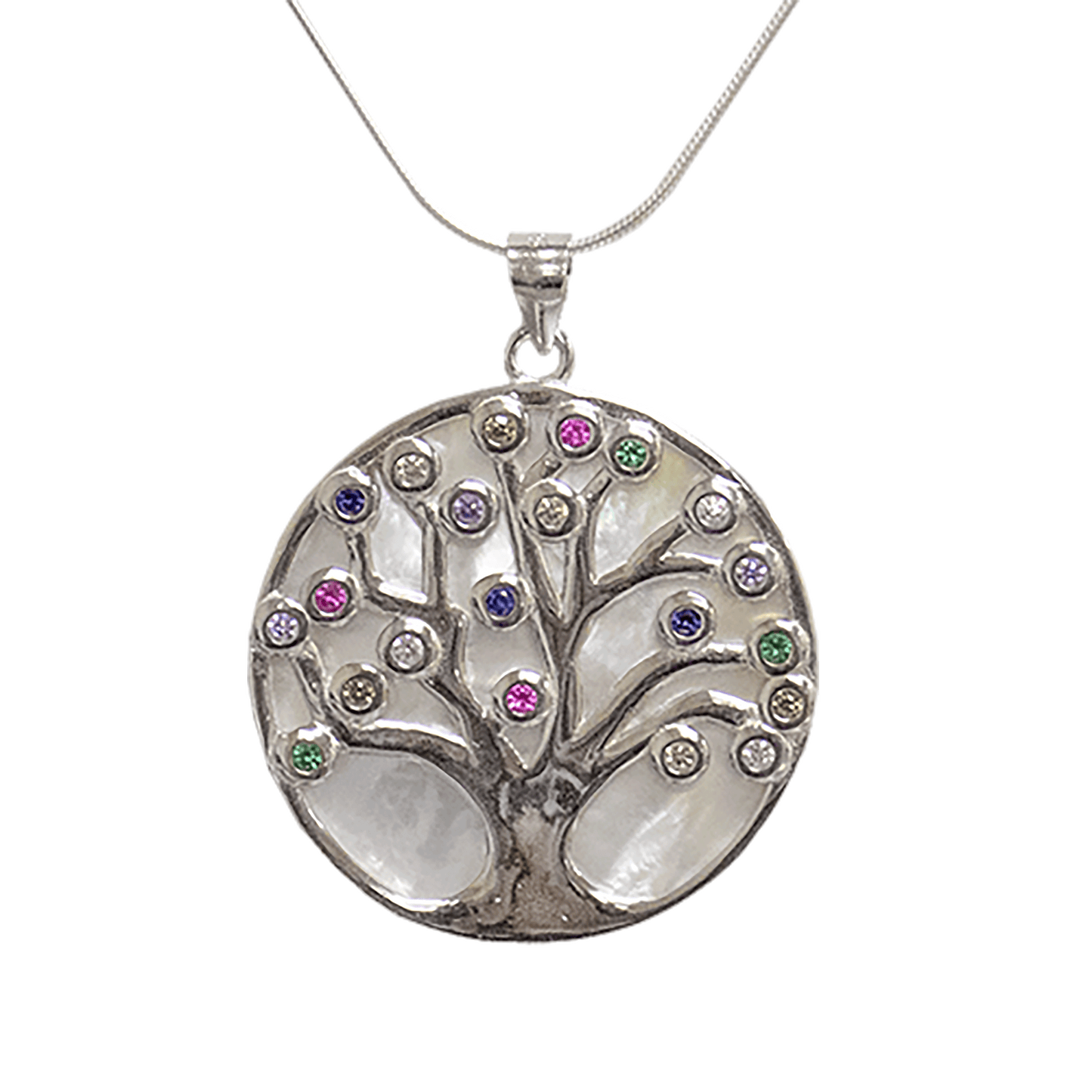 Tree of Life on Mother of Pearl Necklace