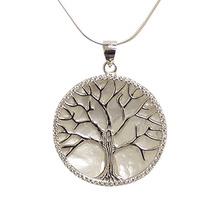 Tree of Life and Mother of Pearl Necklace