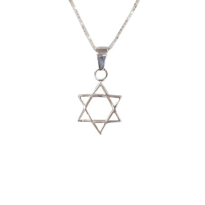 Star of David Necklace - 925 Silver