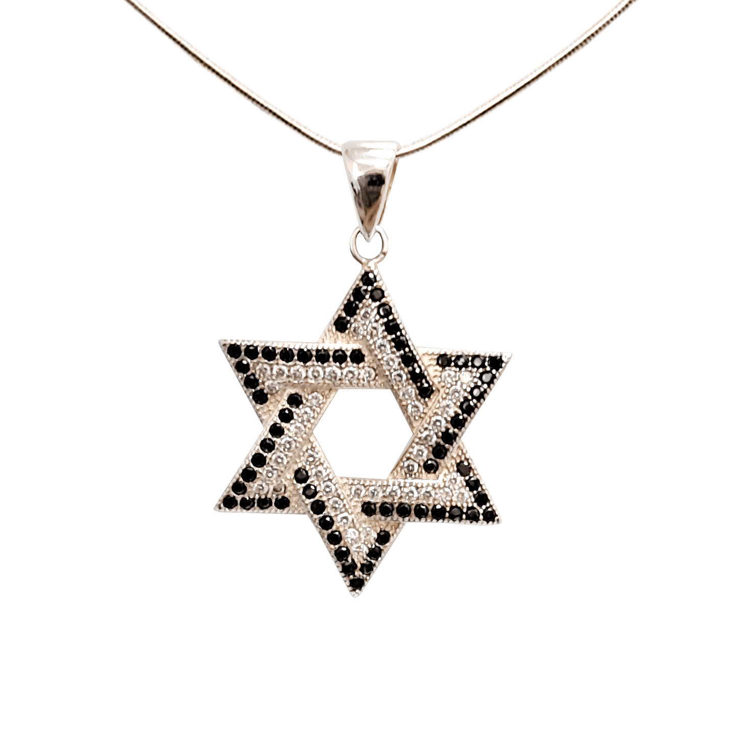 Crystal Star of David Necklace