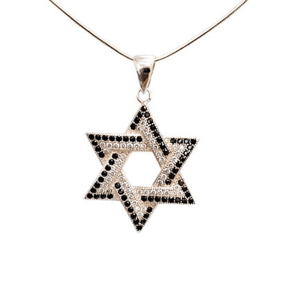 Crystal Star of David Necklace