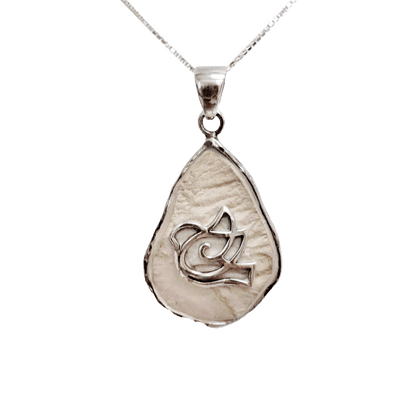 Jerusalem Stone Dove Necklace