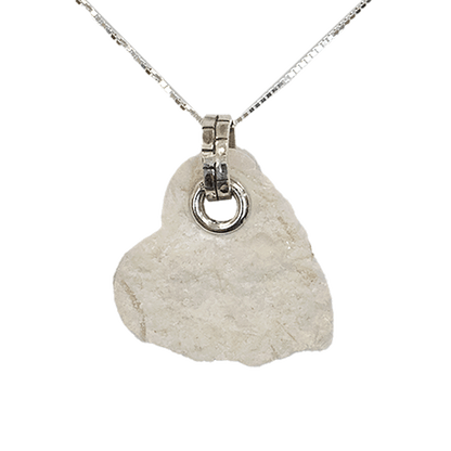 Jerusalem Stone Heart Shaped Necklace