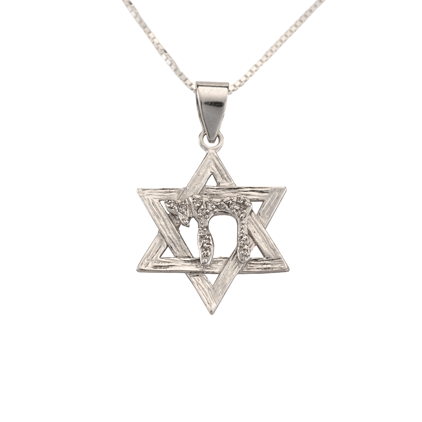 Star of David with Chai Necklace