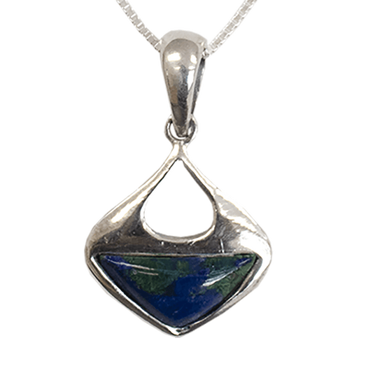 Eilat Stone Modern Teardrop Necklace