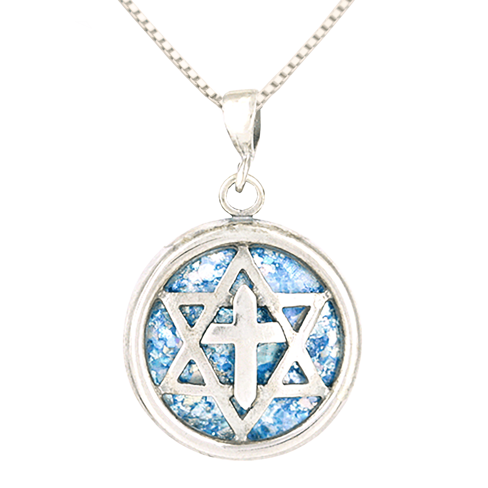 Laying down sales cross necklace