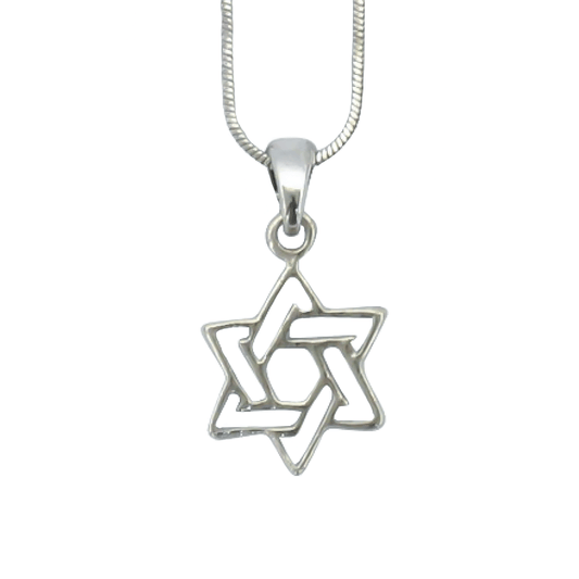 Star of David Necklace - Rhodium