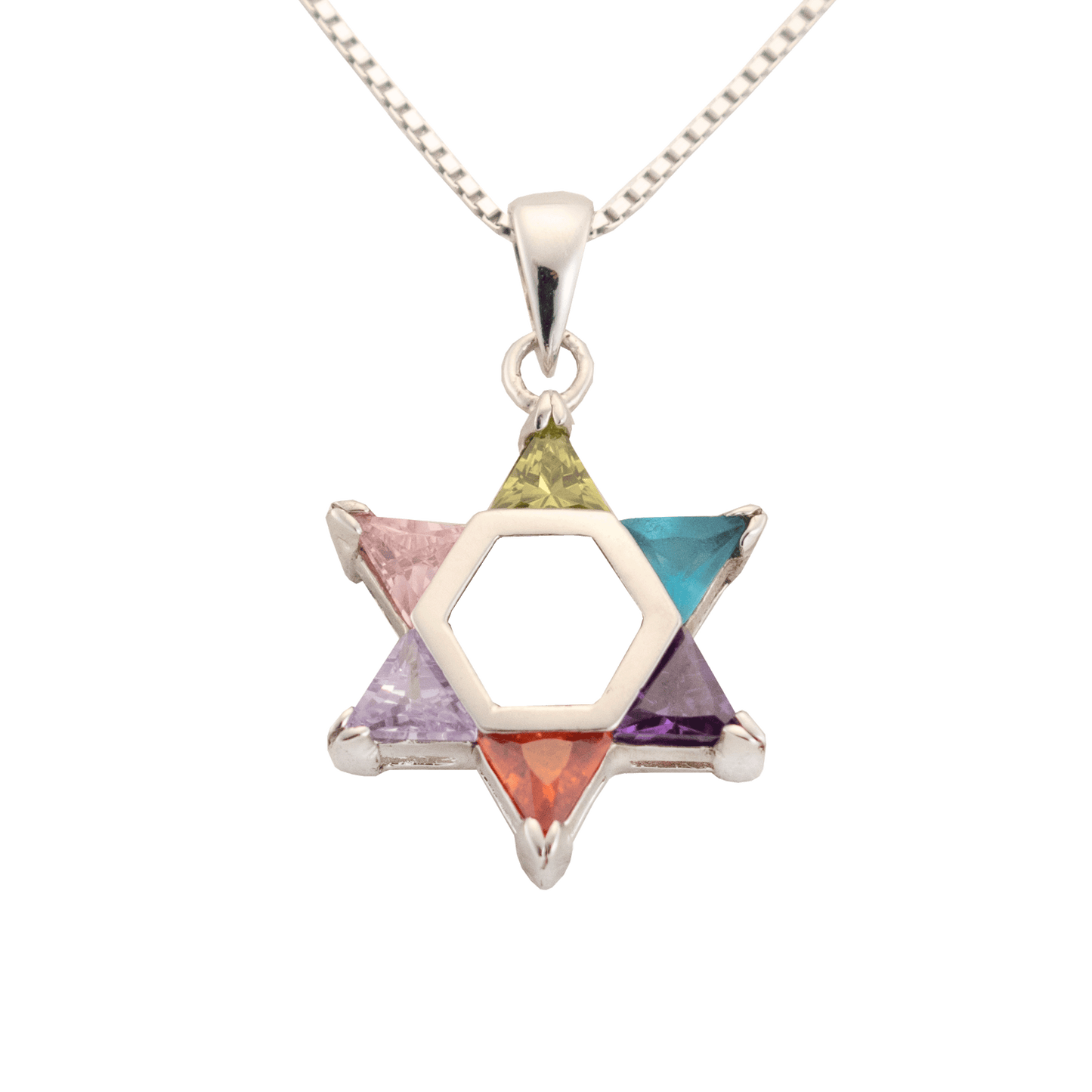 Star of David Open Necklace