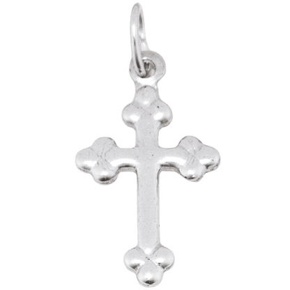 Cross Budded Necklace - Silver