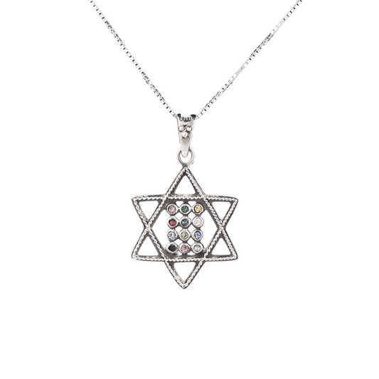 Star of David with Breastplate Pendant