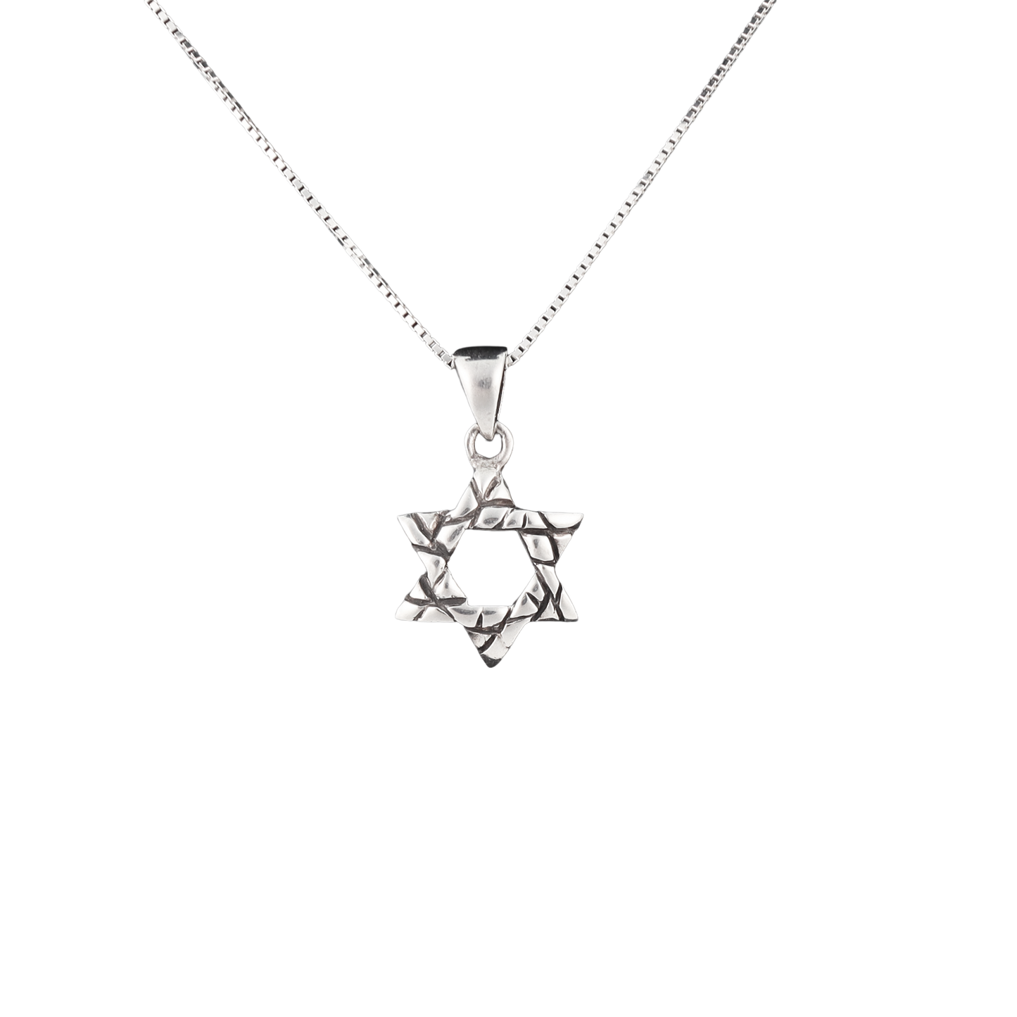 Star of David Wall Textured Necklace (Various)