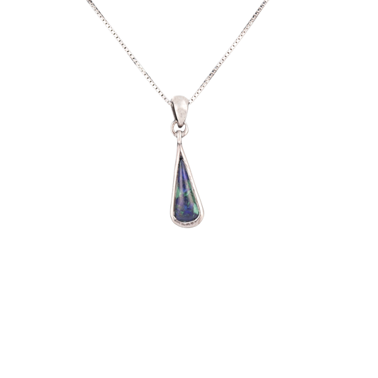 Eilat Stone Long Teardrop Pendant