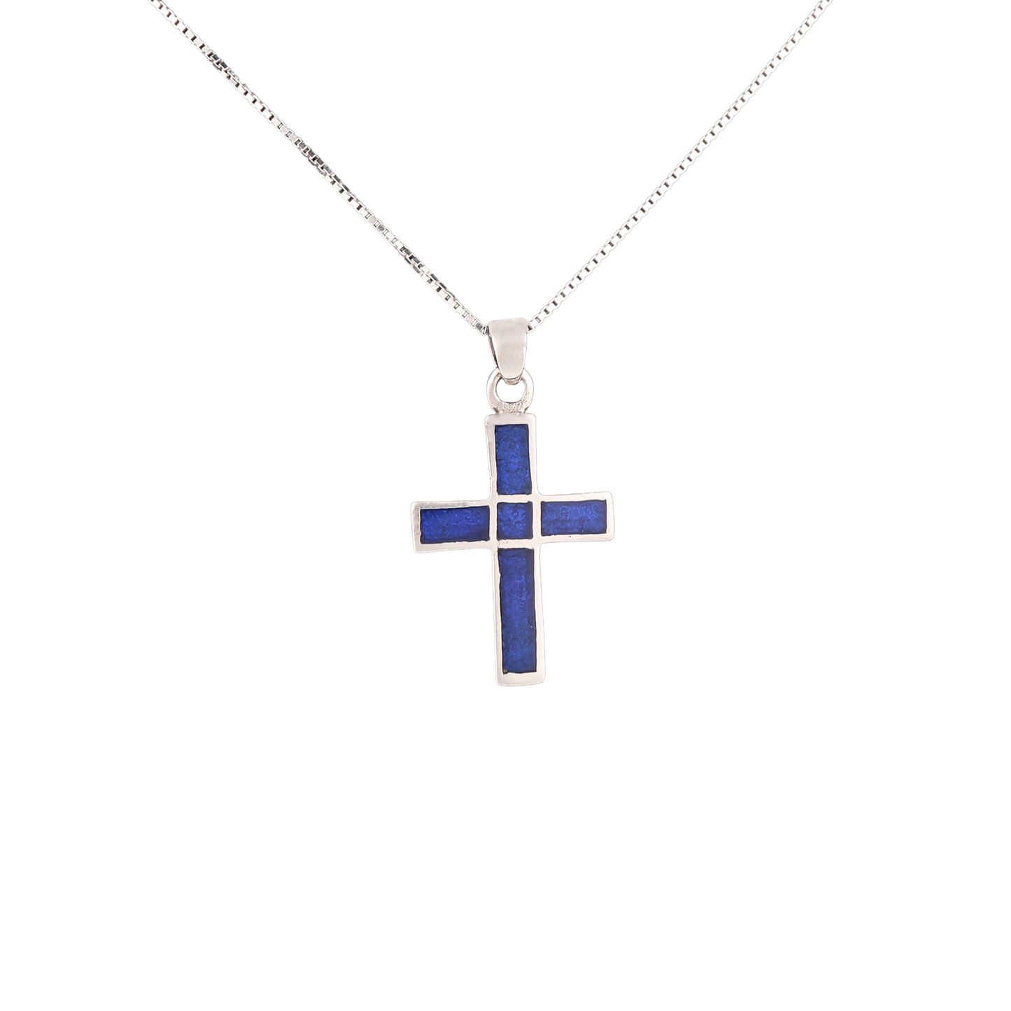 Lapis Cross Pendant