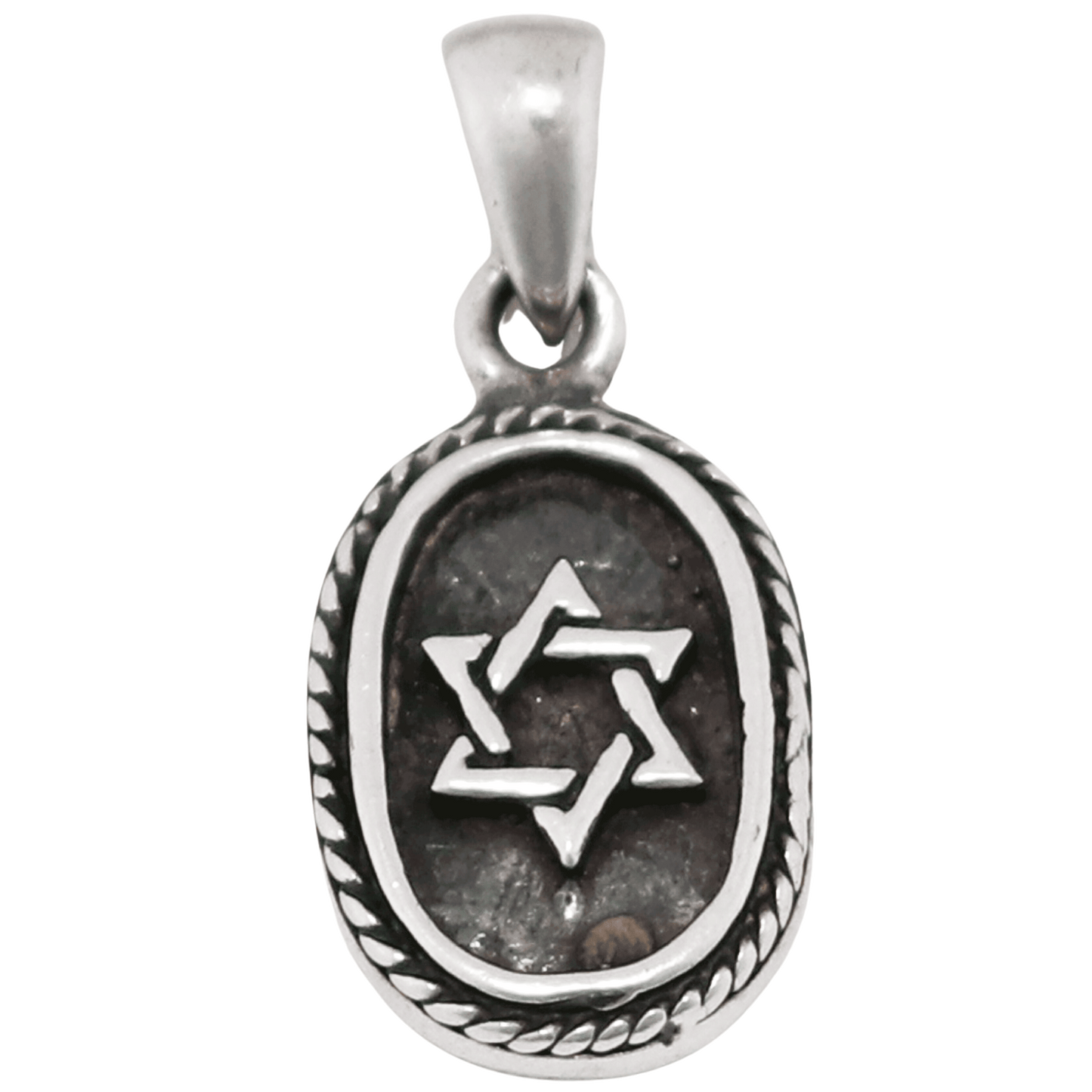 Star of David Oval Necklace