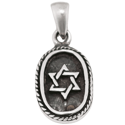 Star of David Oval Necklace