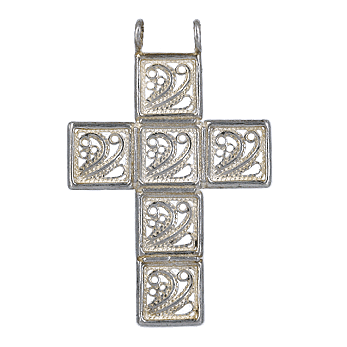 Cross Slider Necklace - Silver