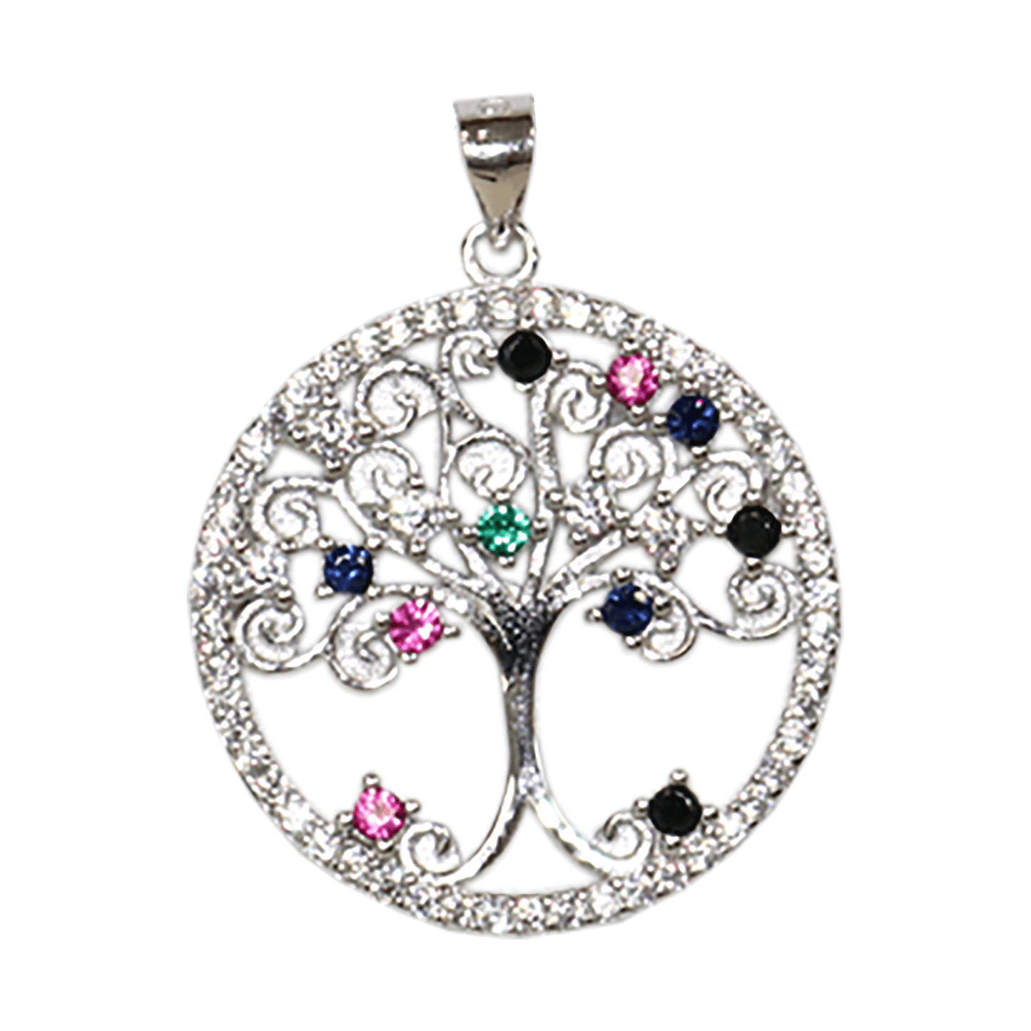 Tree of Life with Crystals Necklace