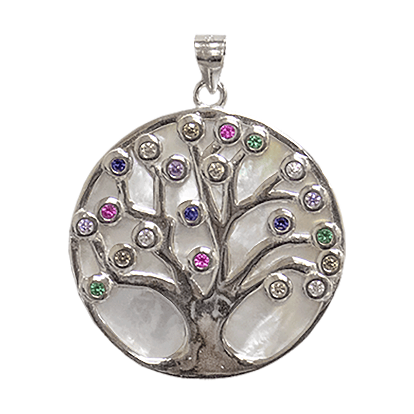 Tree of Life on Mother of Pearl Necklace