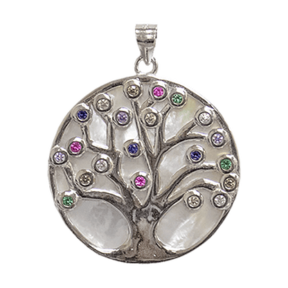 Tree of Life on Mother of Pearl Necklace