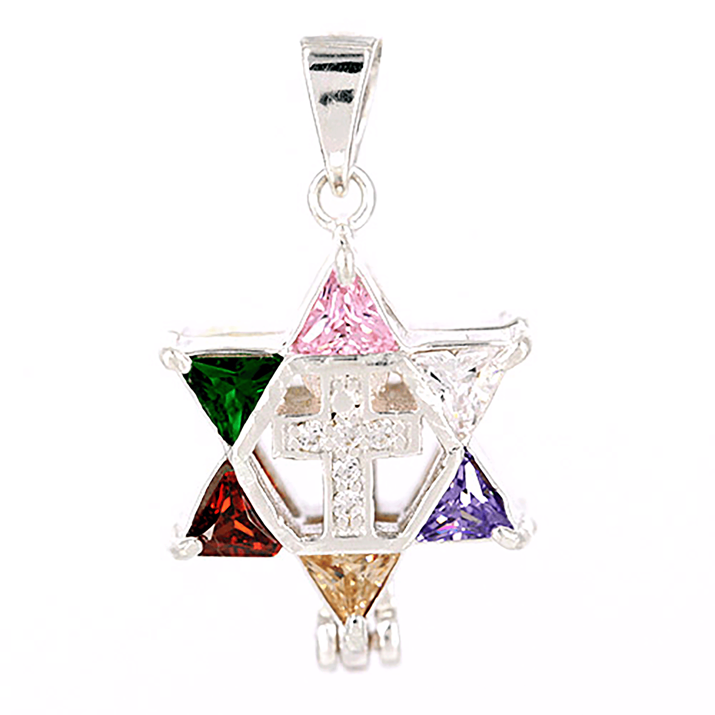 Star of David - Twelve Tribes Double Sided Necklace