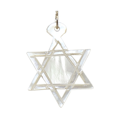 Mother of Pearl Star of David