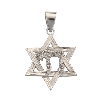 Star of David with Chai Necklace