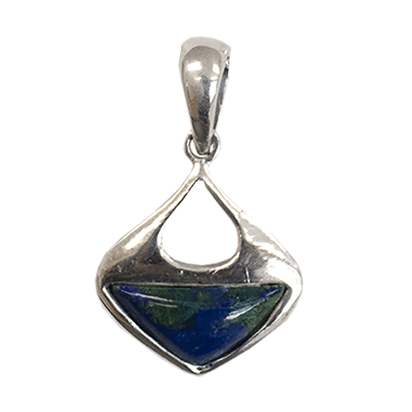 Eilat Stone Modern Teardrop Necklace