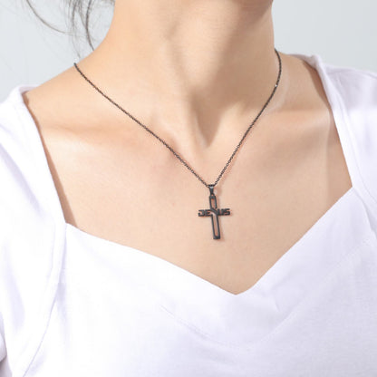 Jesus Cross Stainless Steel Necklace