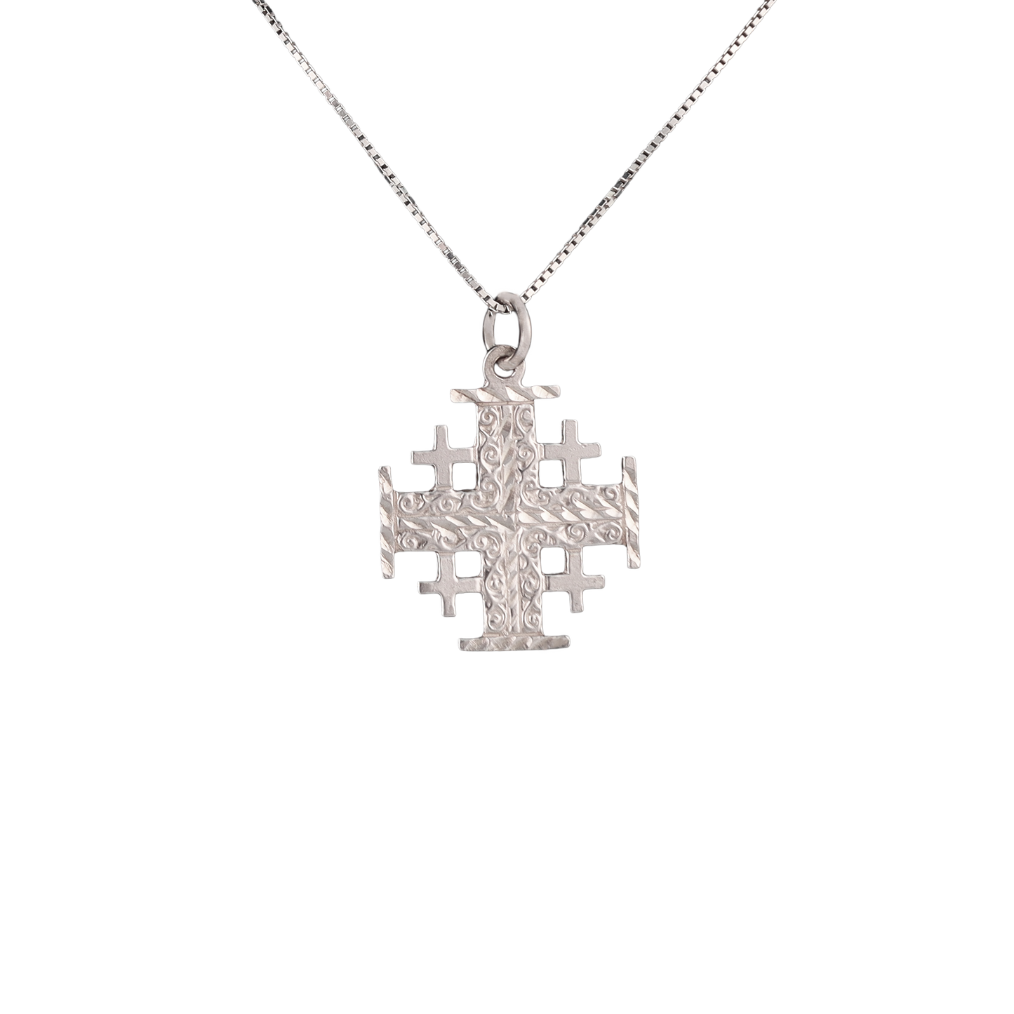 Holy Land inspired Jerusalem Cross pendant jewelry