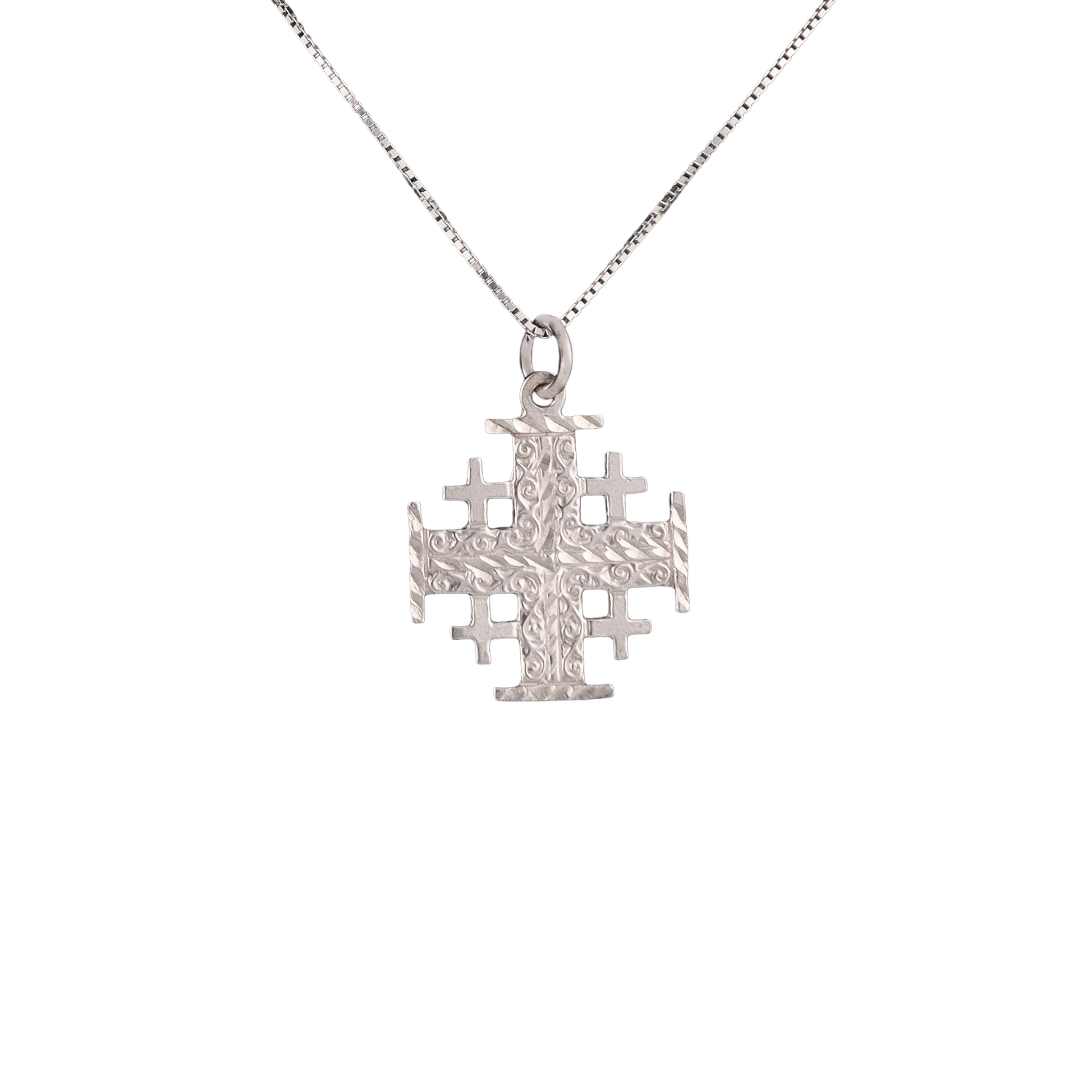 Holy Land inspired Jerusalem Cross pendant jewelry