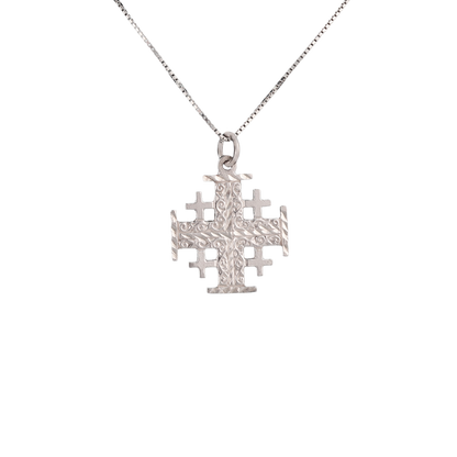 Holy Land inspired Jerusalem Cross pendant jewelry