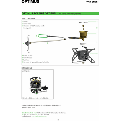 Optimus Polaris Optifuel Stove