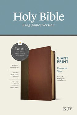 KJV Personal Size Giant Print Bible, Filament Enabled
