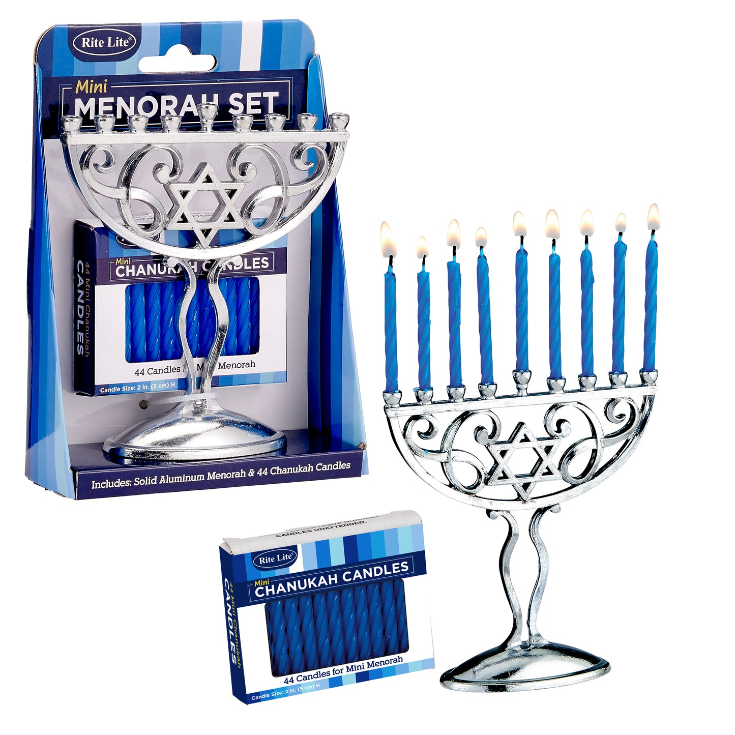 Chanukah Menorah Set - Mini