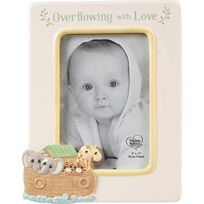 Overflowing With Love, Noah's Ark Photo Frame - Ceramic