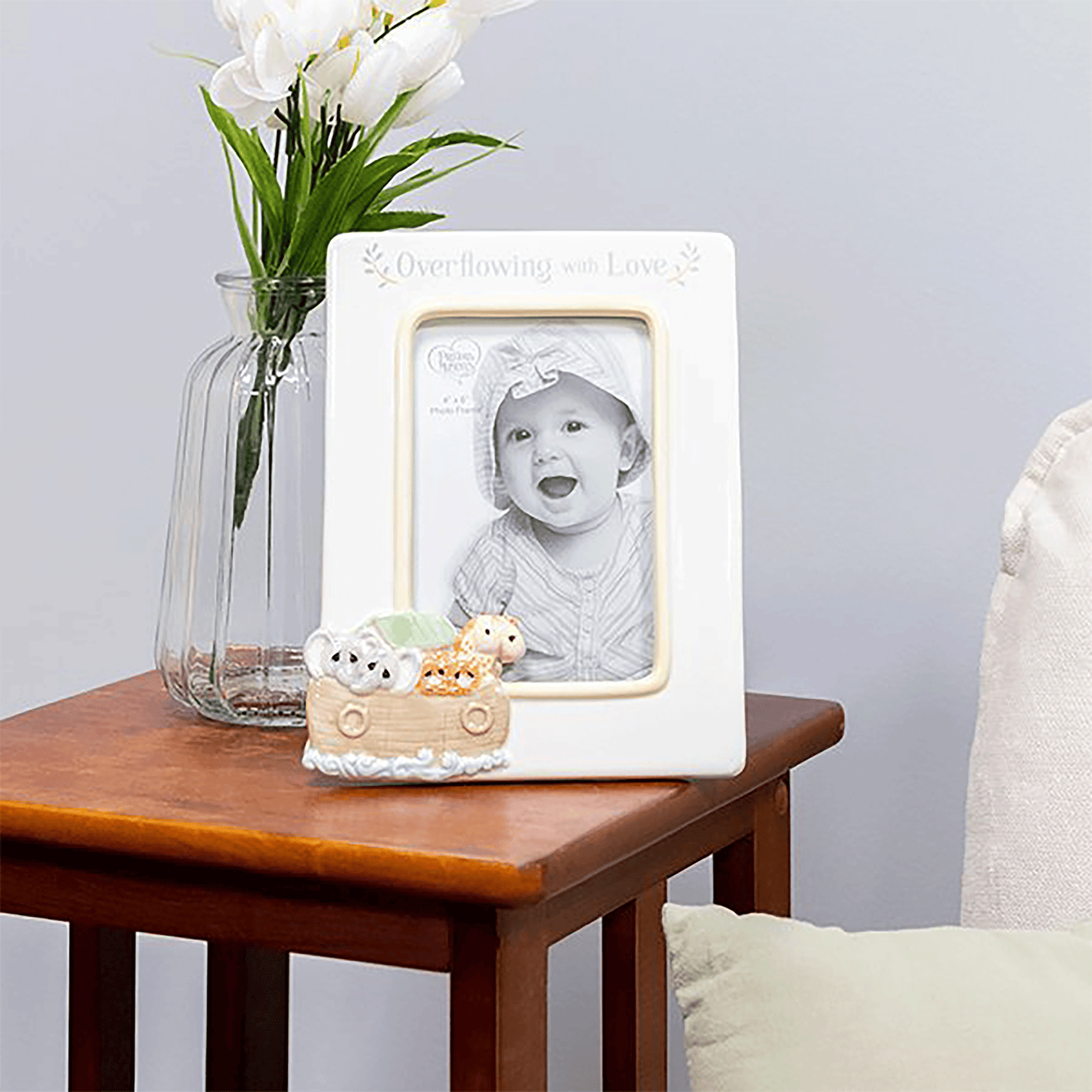 Overflowing With Love, Noah's Ark Photo Frame - Ceramic