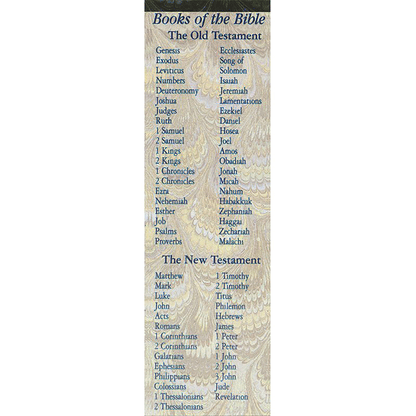 Books of the Bible Bookmark