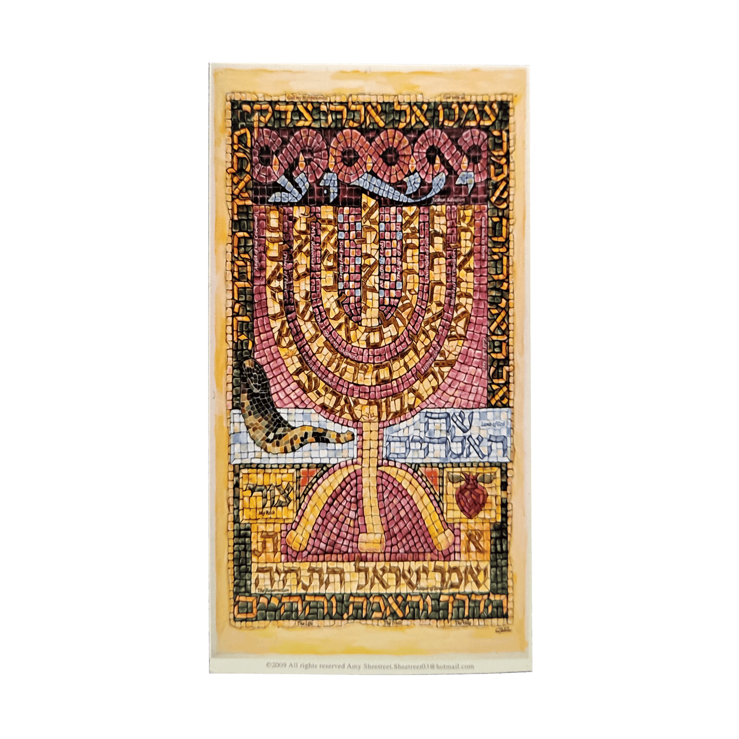 Yeshua Menorah Magnet