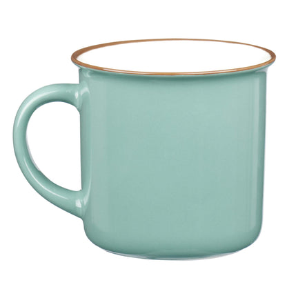 Amazing Grace Green Camp-style Ceramic Mug