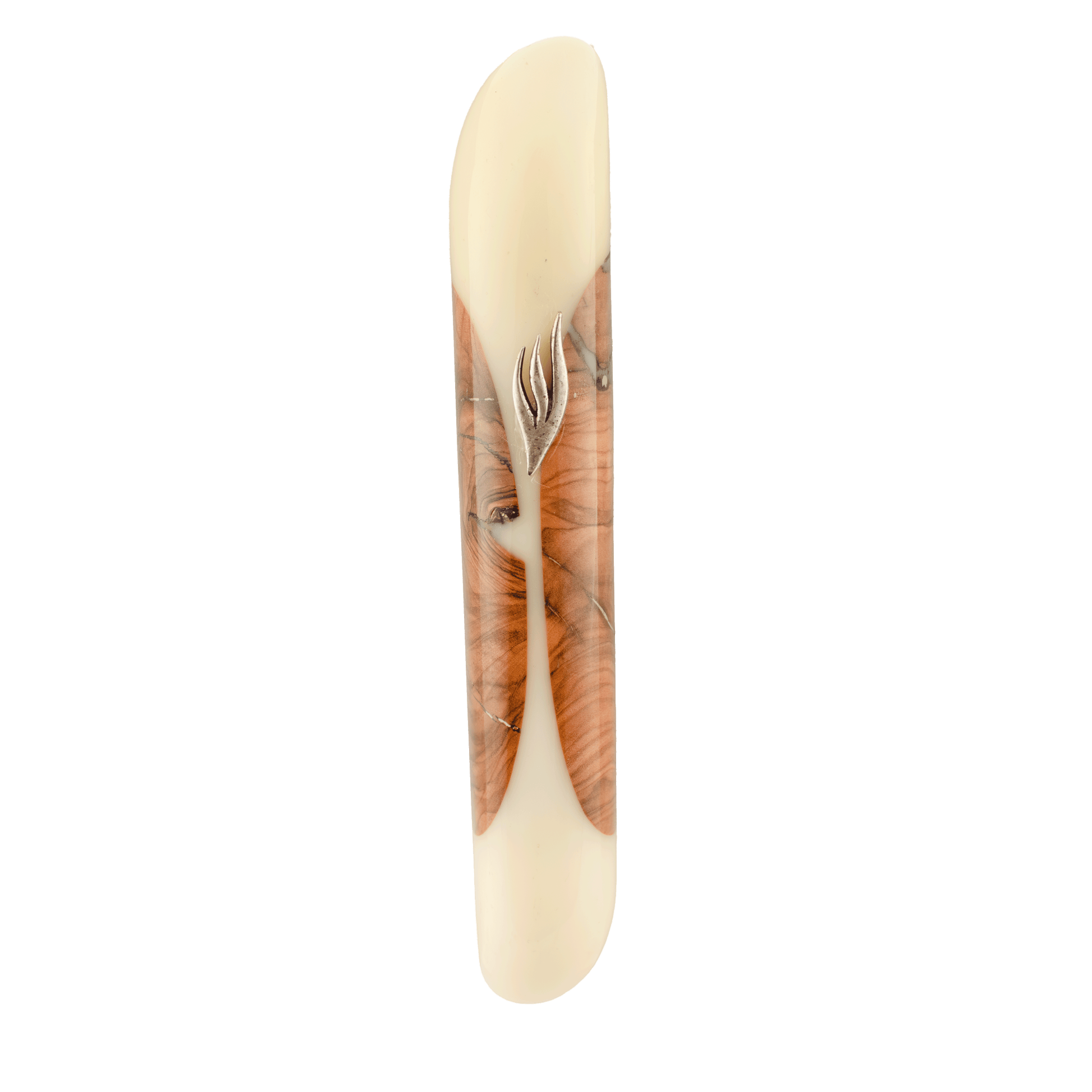 An Olive Wood & Resin Mezuzah