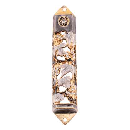 Grapevine Enameled Mezuzah - Style A