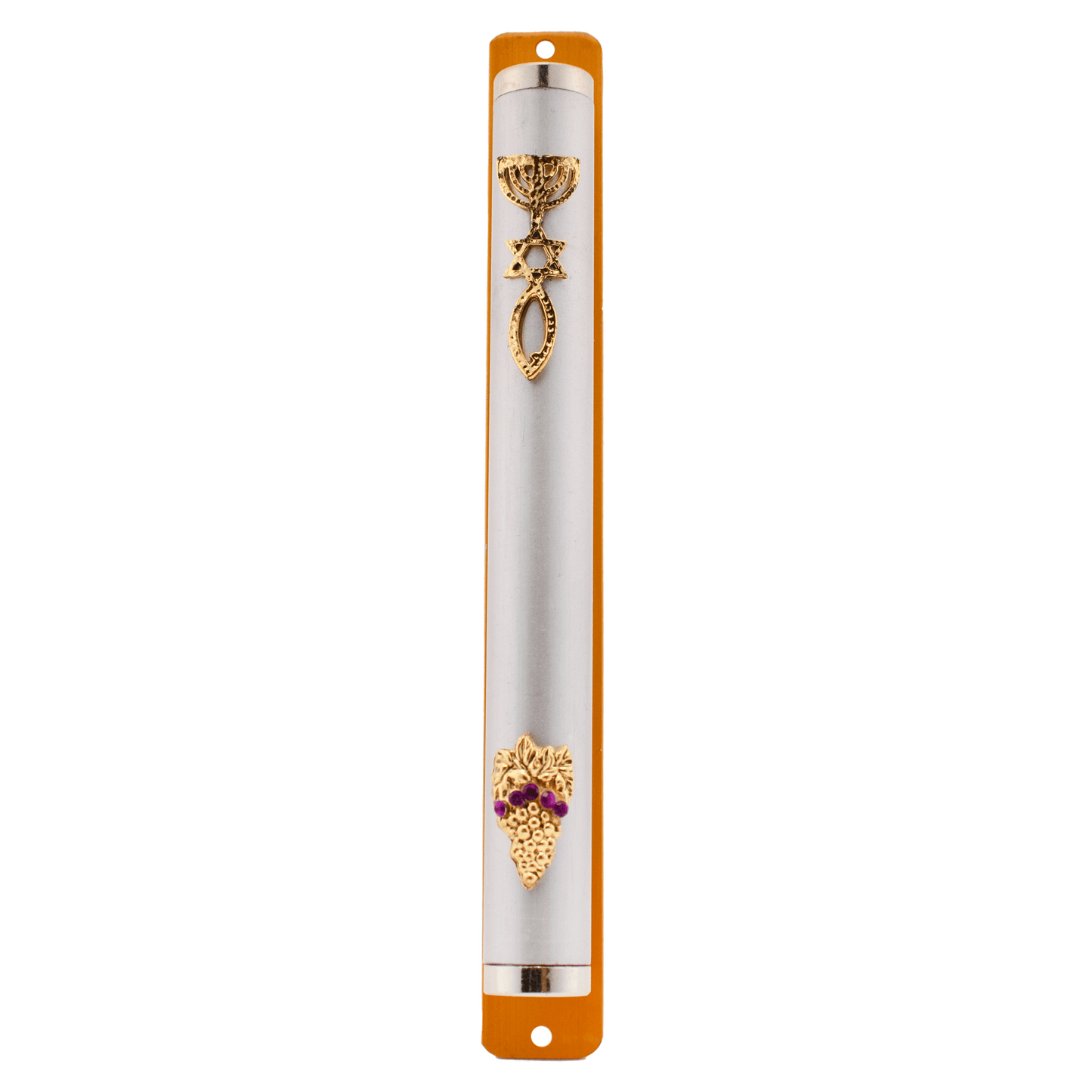 Grafted-In Silver Mezuzah